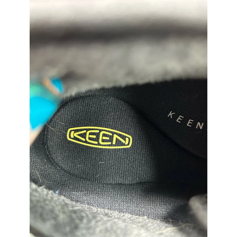 KEEN Howser II Quilted Chukka Boots Men's Black Slip-On Bungee Toggle Size 9